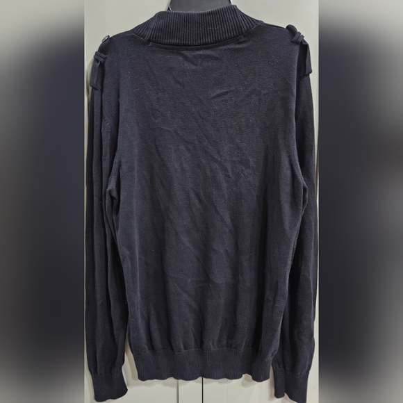 Kenneth Cole Reaction Mens Navy Blue Sweater - Small NWOT - Picture 2 of 3